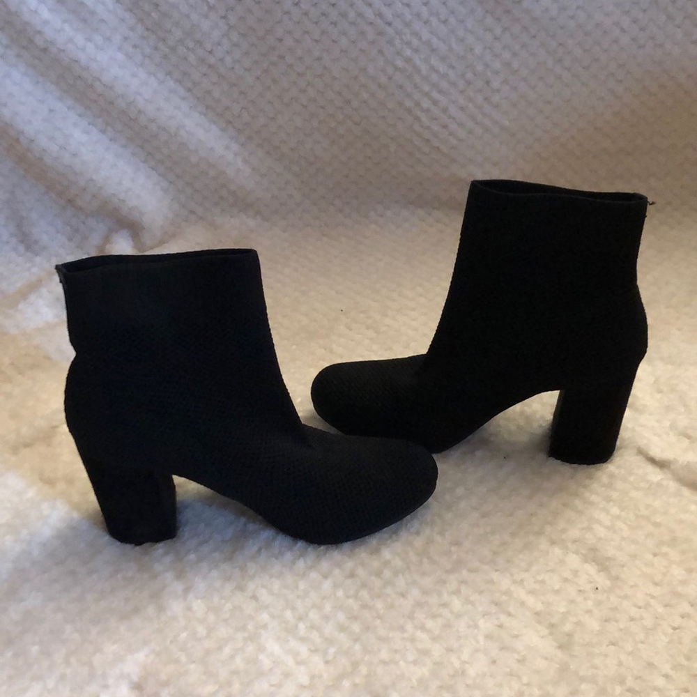 Seven dials black booties